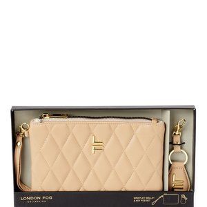 London Fog Wristlet & Key Fob NWT